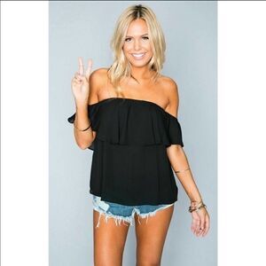 Show Me Your Mumu Chiquita Off Shoulder Top